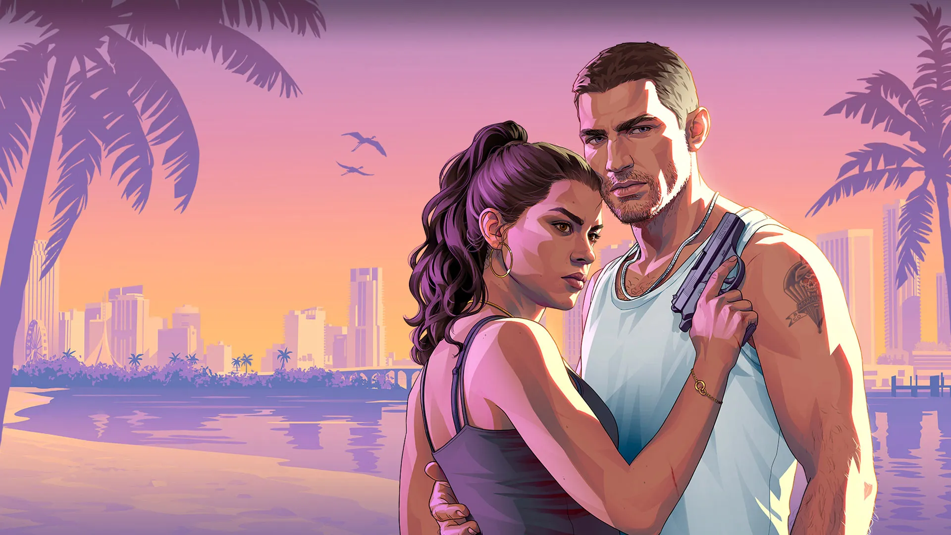 GTA 6 Jason and Lucia in Vice City