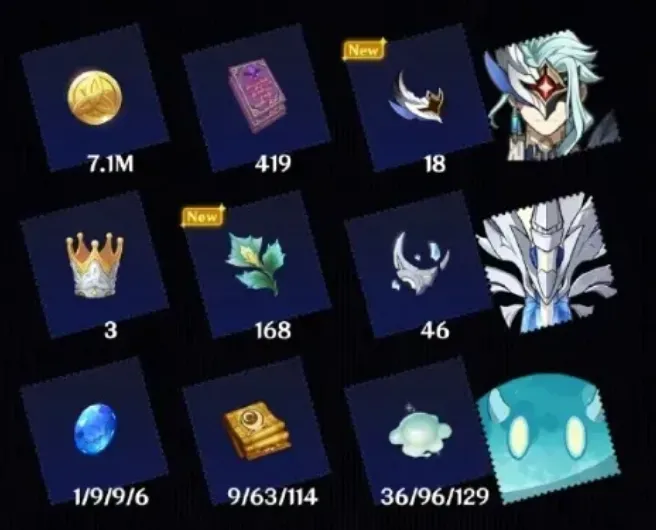 Columbina Pre-Farming Materials