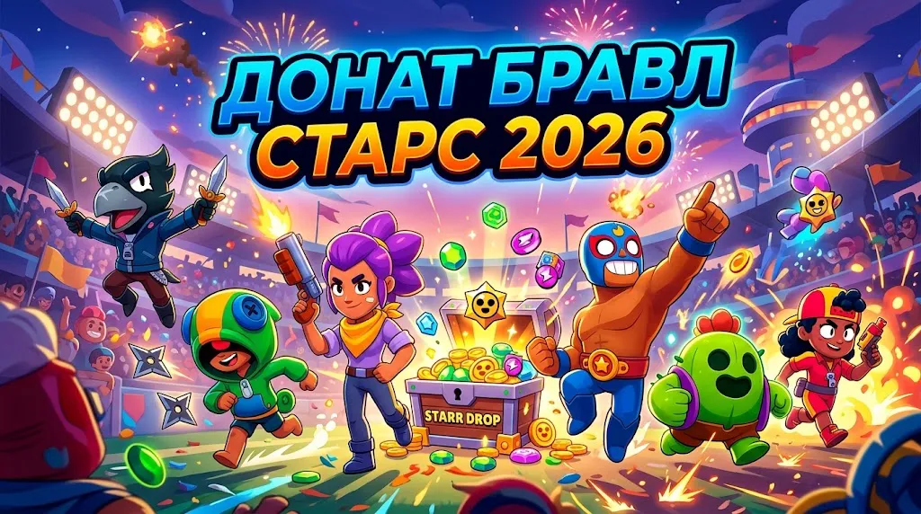 Донат Бравл Старс 2026 Донат Бравл Старс 2026
