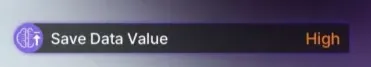 Save Data Value