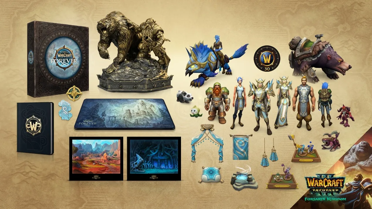 World of Warcraft: Forever physical Collector’s Edition contents