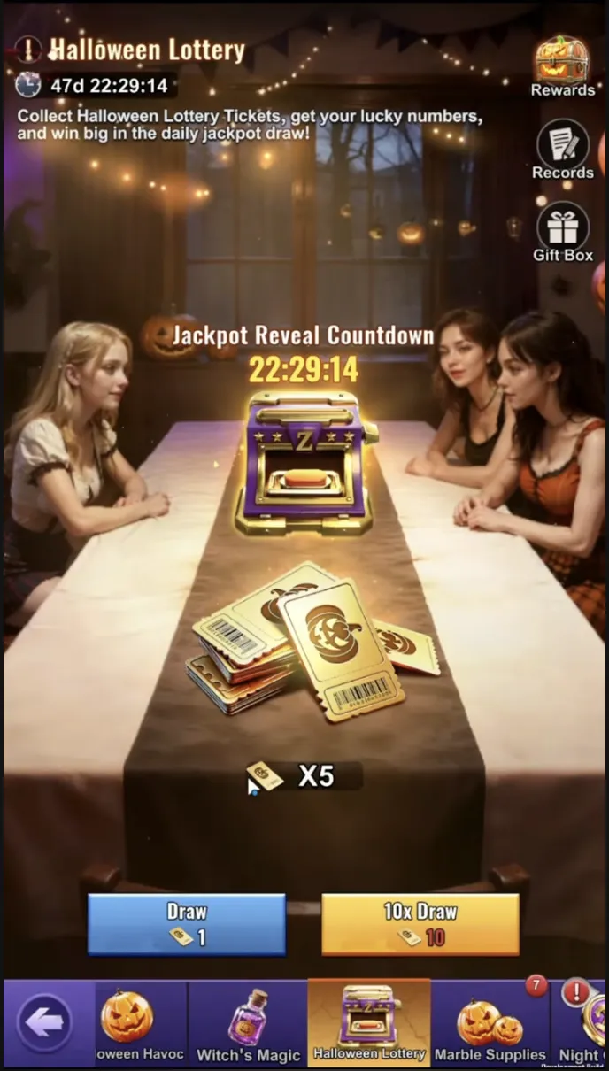 Halloween Lottery