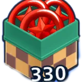 330 Red Star Rings | Sonic Rumble