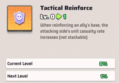 Tactical Reinforce