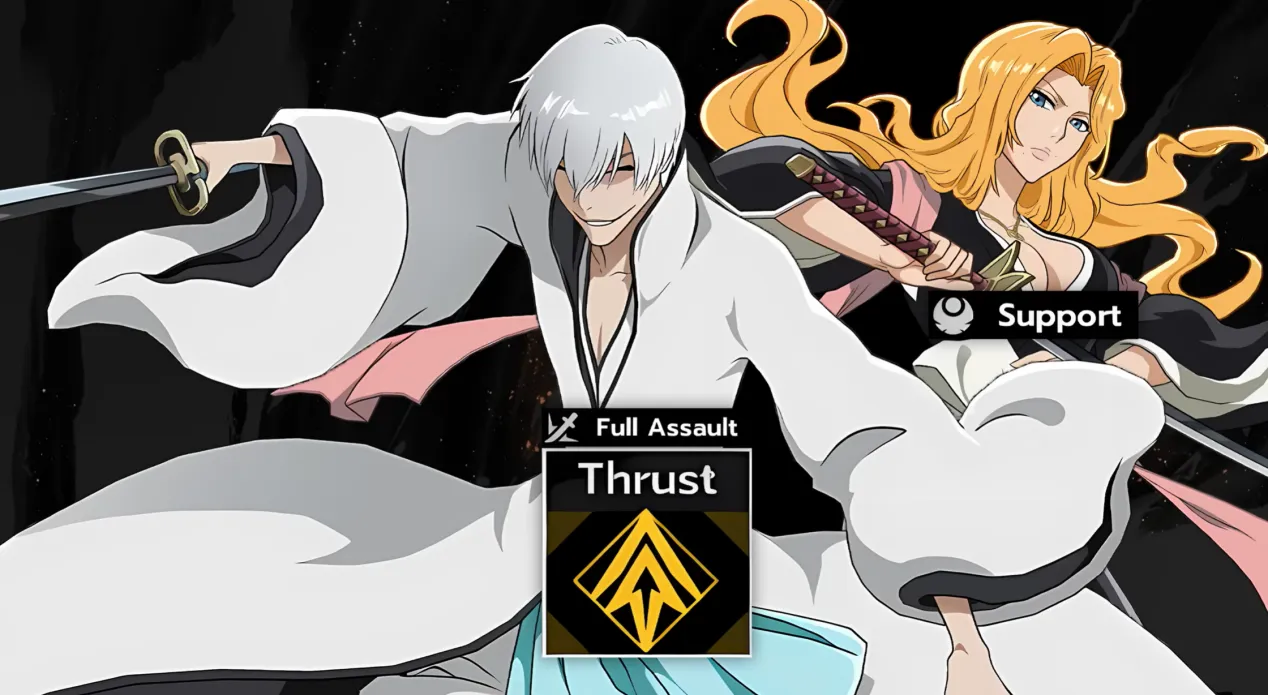 Gin Ichimaru and Rangiku