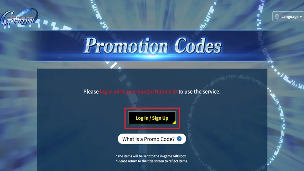 SD Gundam G Generation ETERNAL Codes