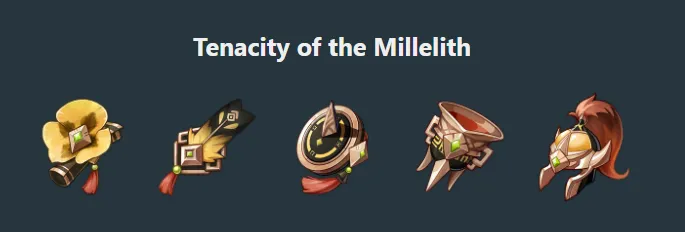 Genshin Tenacity of the Millelith