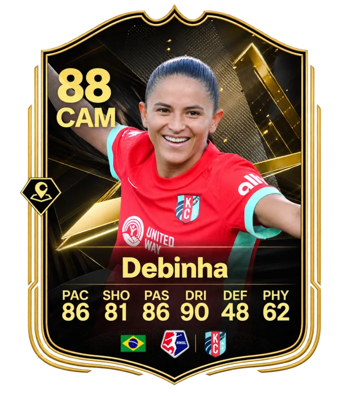 TOTW-4-Karte von Debinha in EA SPORTS FC 27