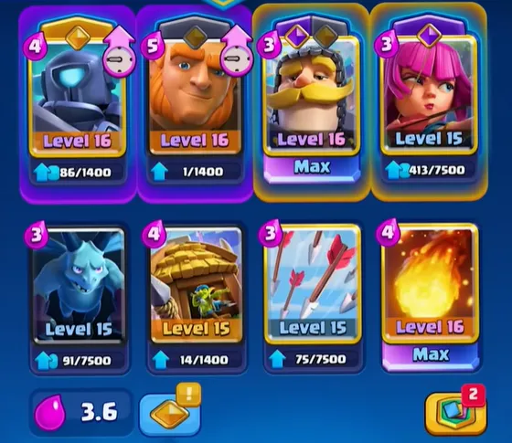 Clash Royale Arena Decks