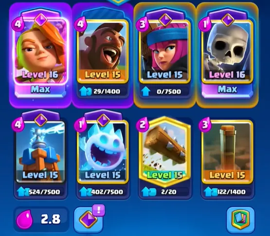 Clash Royale Arena Decks