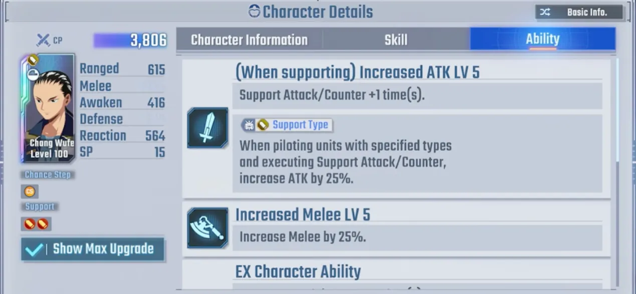 Chang Wufei Abilities p1