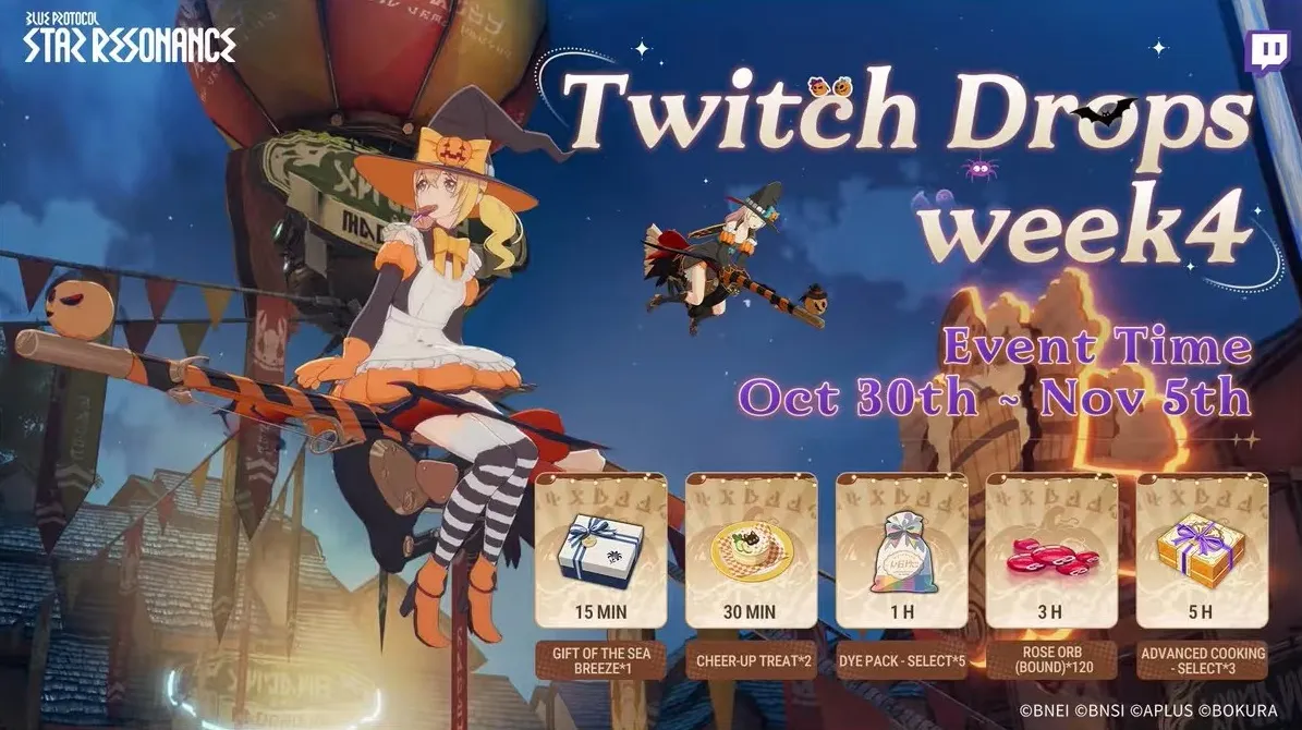 Blue Protocol: Star Resonance Twitch Drops