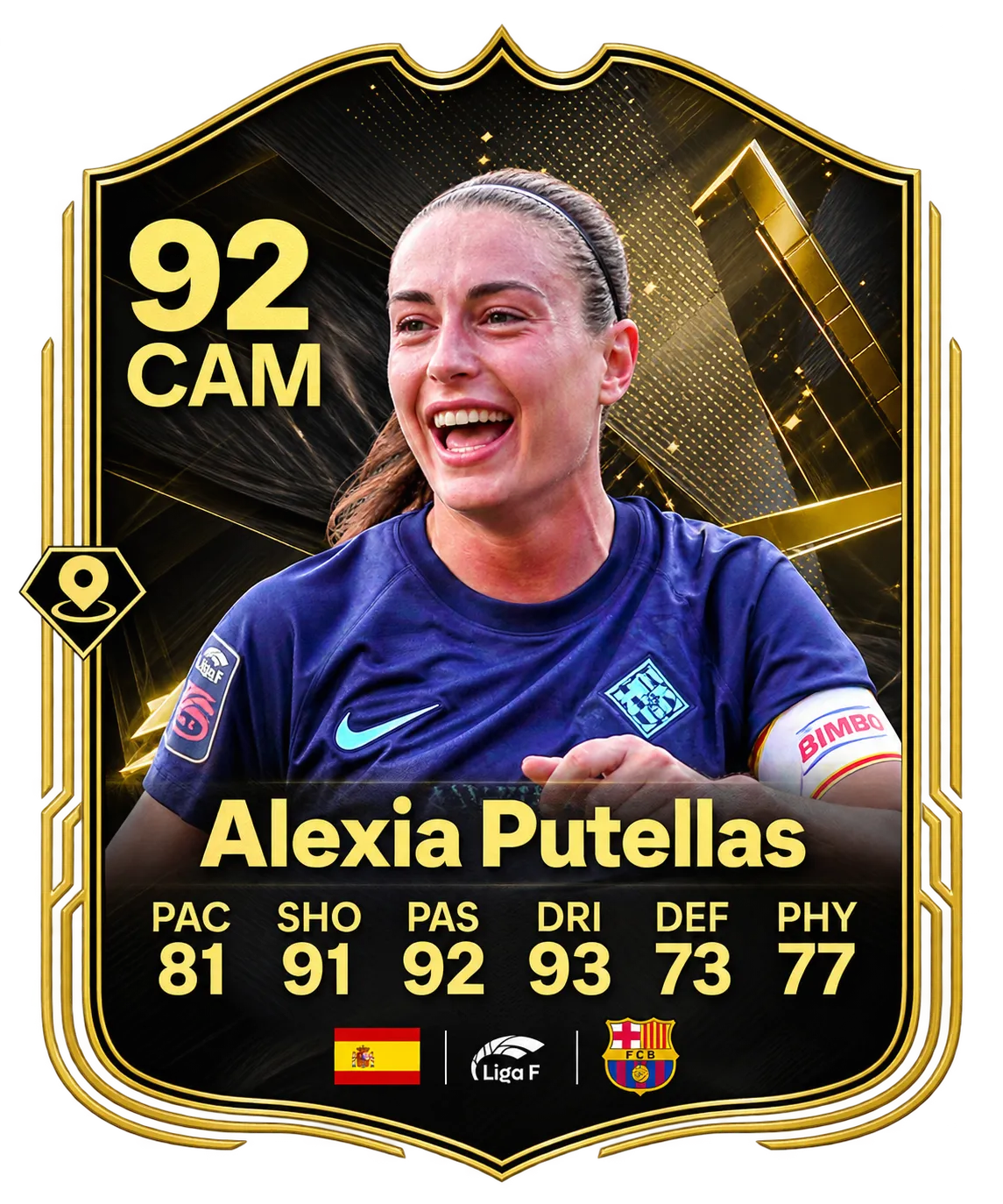 TOTW-4-Karte von Alexia Putellas in EA SPORTS FC 27