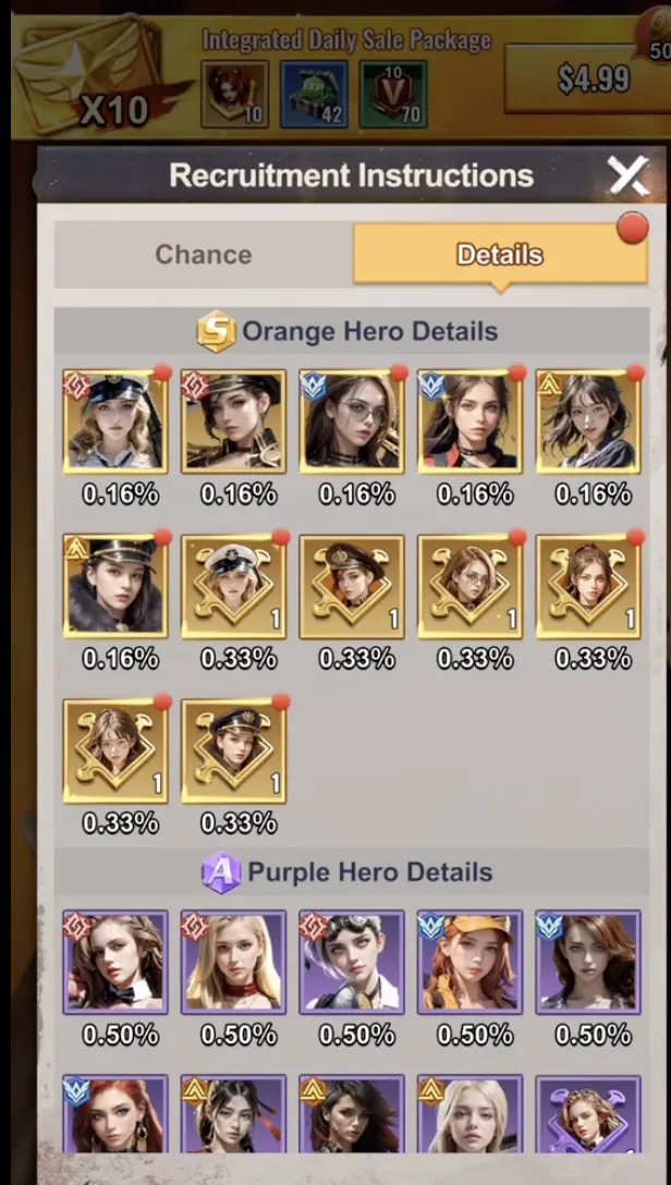 recruitment instructions