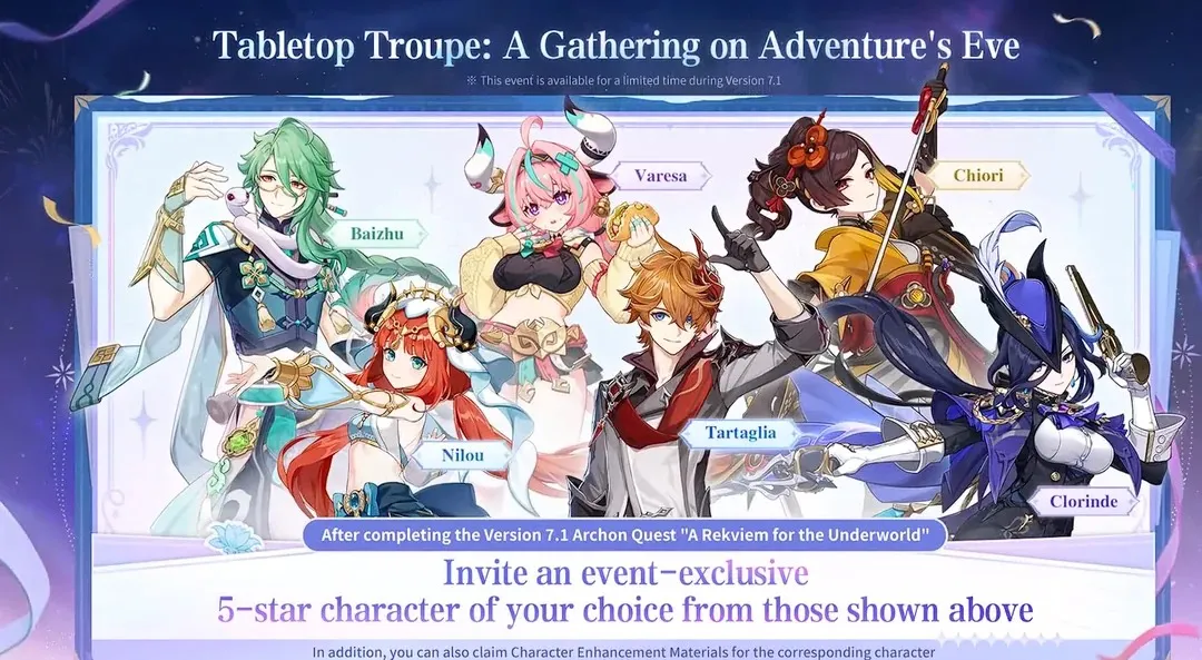 Free Event-Exclusive 5-Star Selector