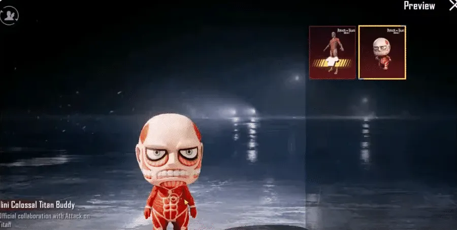 Mini Colossal Titan Buddy