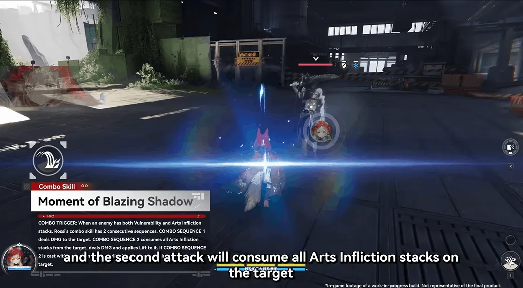 Combo Skill: Moment of Blazing Shadow