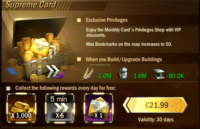 Supreme Card