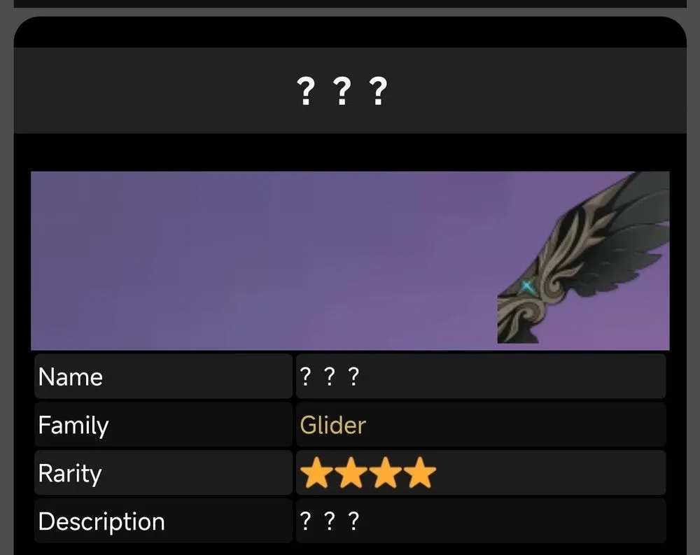 5th Anniversary Wind Glider
