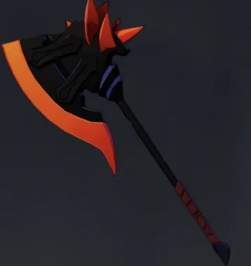 Crimson Flame Axe
