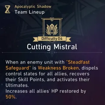 Apocalyptic Shadow buff