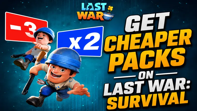 Get cheaper packs on Last War: Survival.