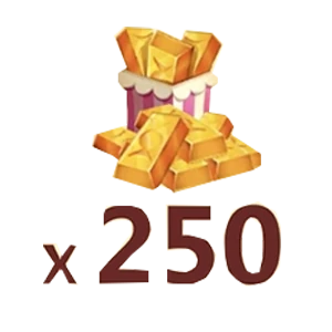 250 Gold Bars logo