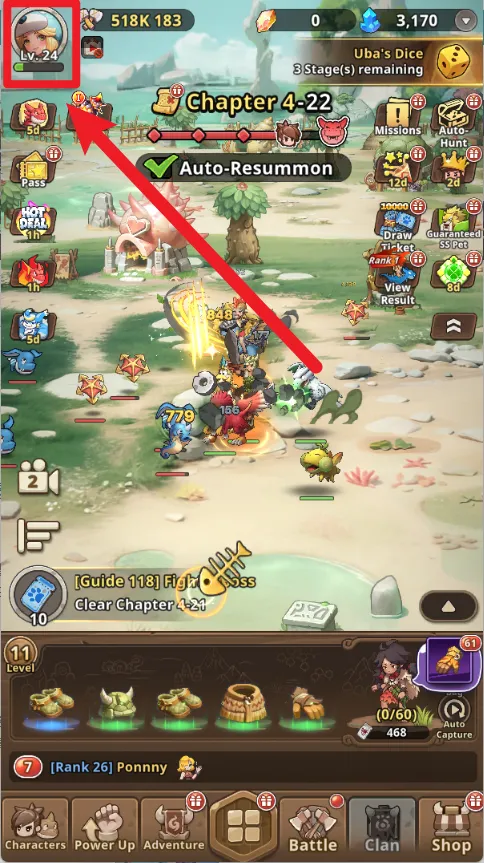 Tap your avatar in the top-left corner of the screen