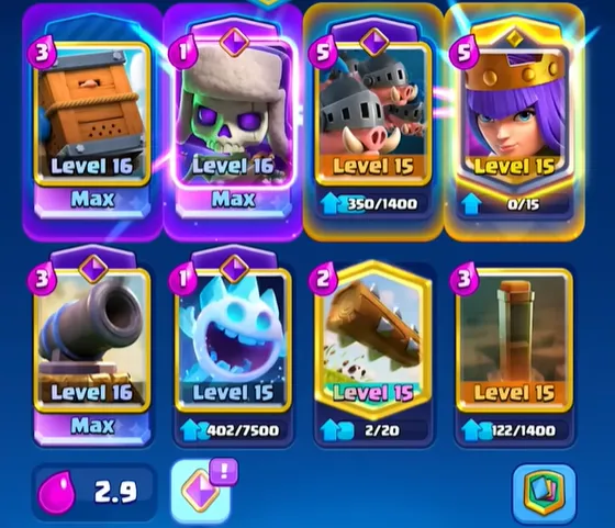 Clash Royale Arena Decks