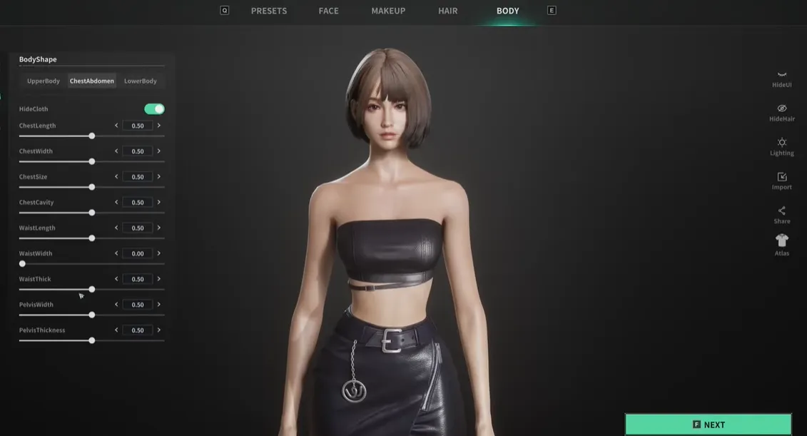 freely customize your character&rsquo;s appearance