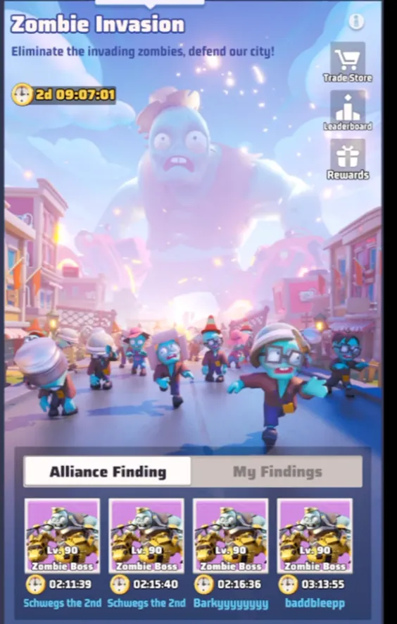 weekly Gold Zombie Event