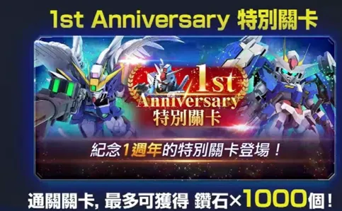 1st Anniversary 特別關卡