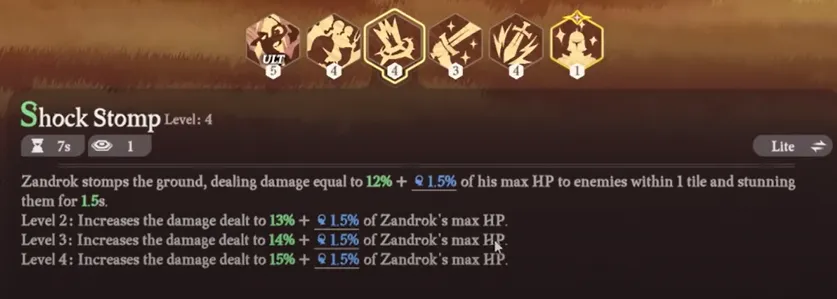 Skill 3: Shock Stomp