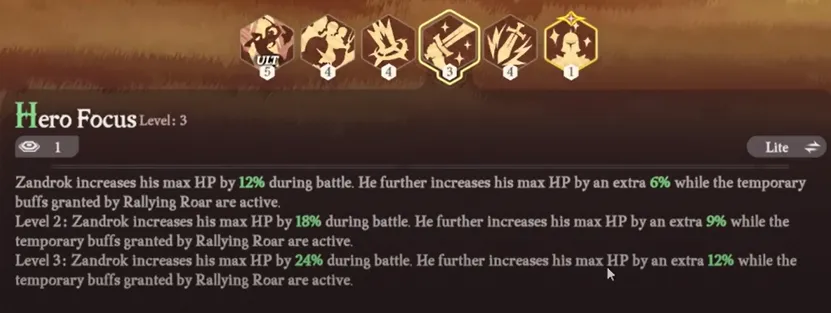 Skill 4: Hero Focus
