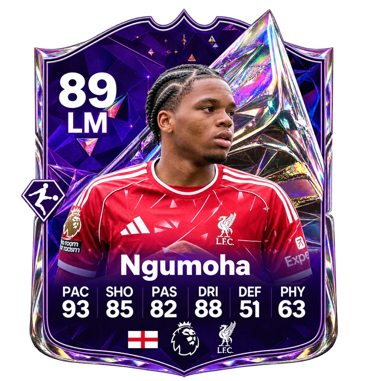 Rio Ngumoha Future Stars 89 LM card in FC 27