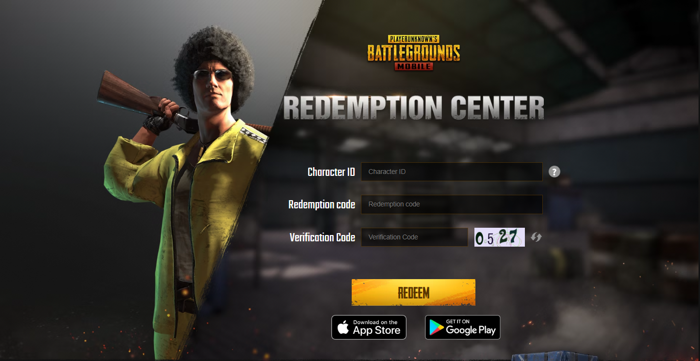 PUBG Mobile redemption center