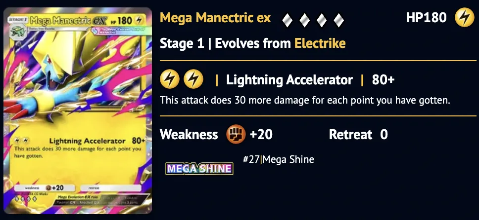 Mega Manectric ex