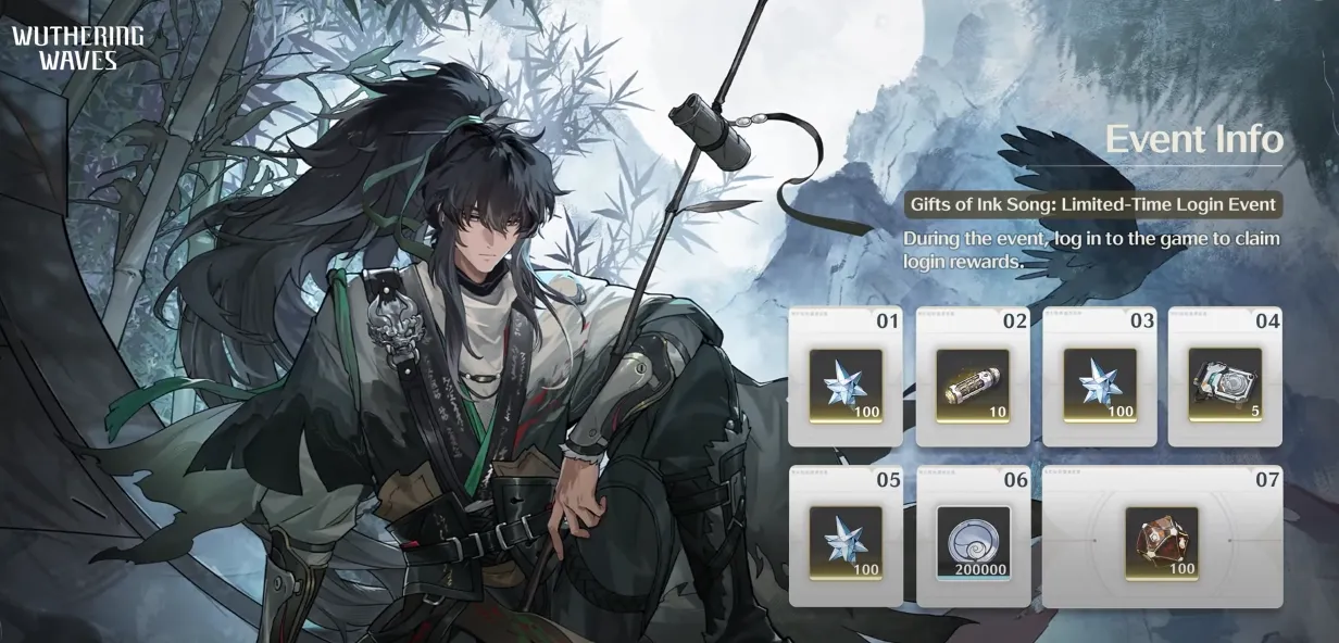Gifts of Ink Song: Limited-Time Login Event