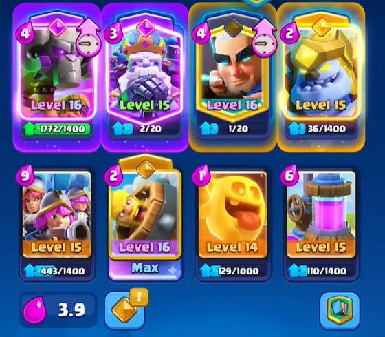Clash Royale Arena Decks