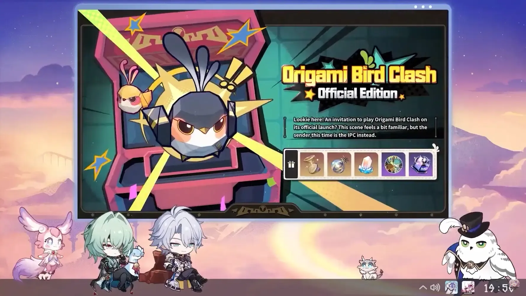 Origami Bird Clash hsr