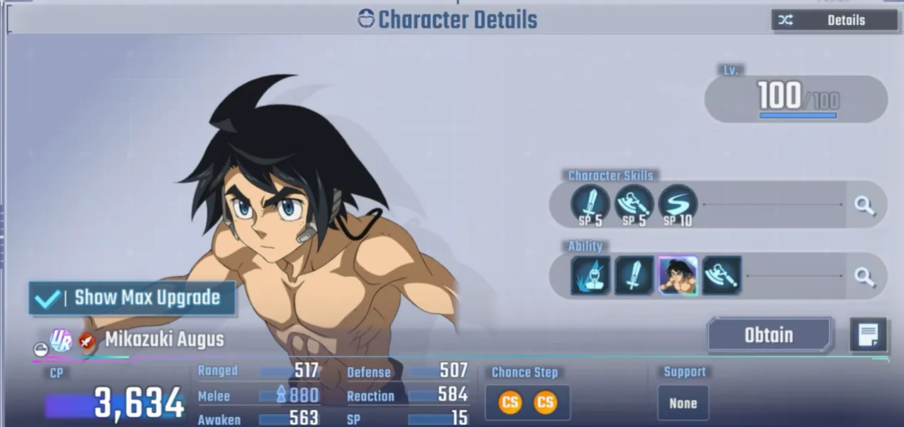 Pilot: Mikazuki Augus