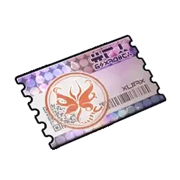 Colorful Ticket Stub