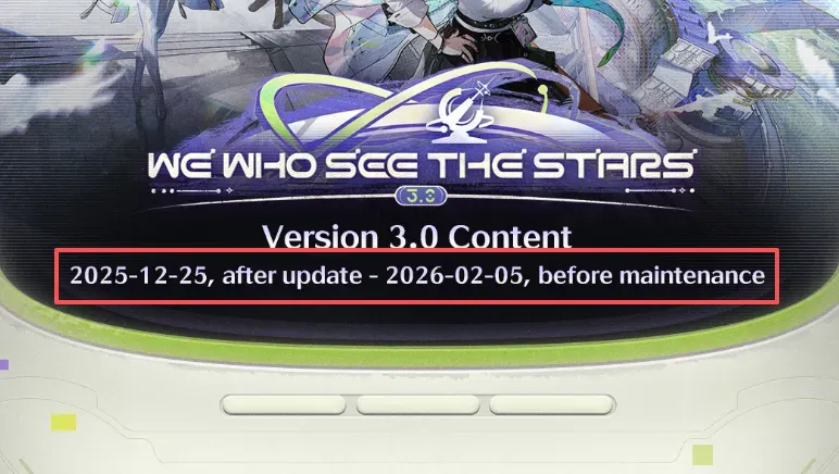 die Laufzeit von Wuthering Waves Version 3.0