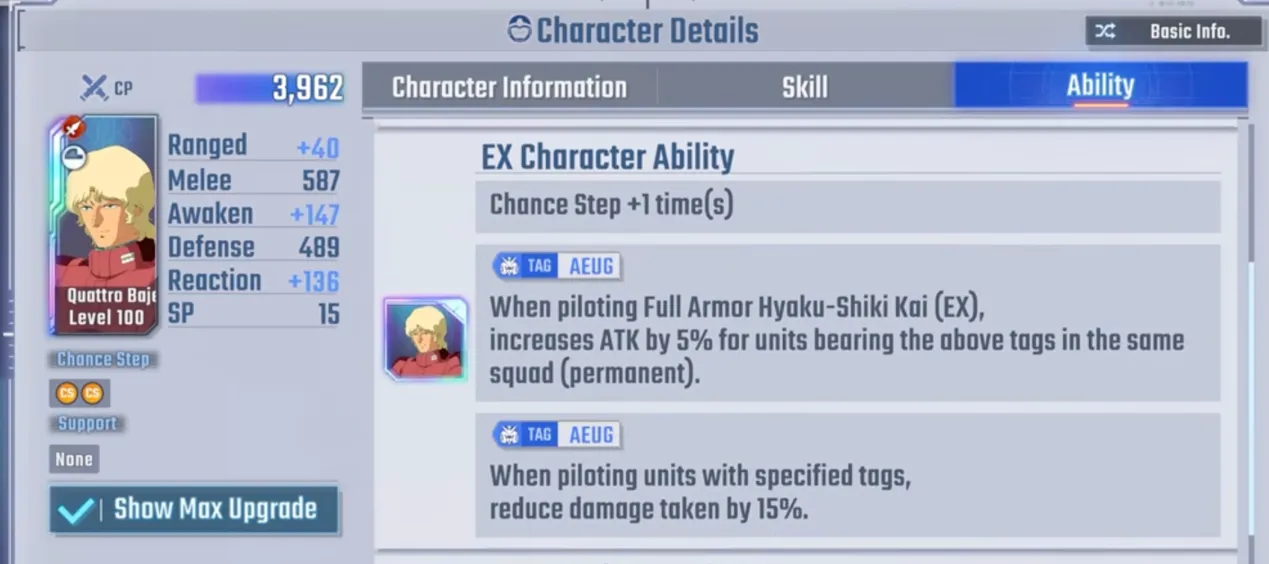 AEUG team options for Quattro Bajeena