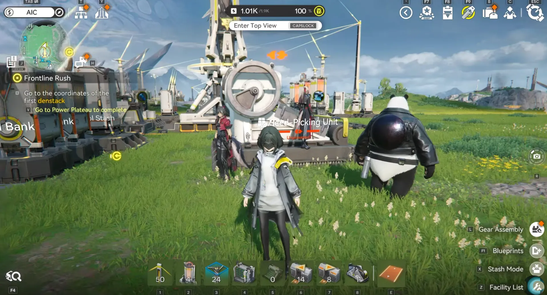 Place the Seed-Picking Unit