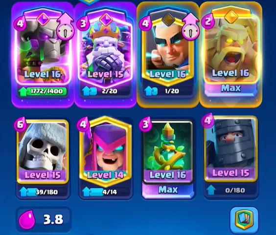 Clash Royale Arena Decks