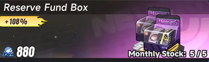 Reserve Fund Box