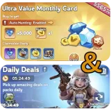 Monthly Card + Daily Deals | WOS