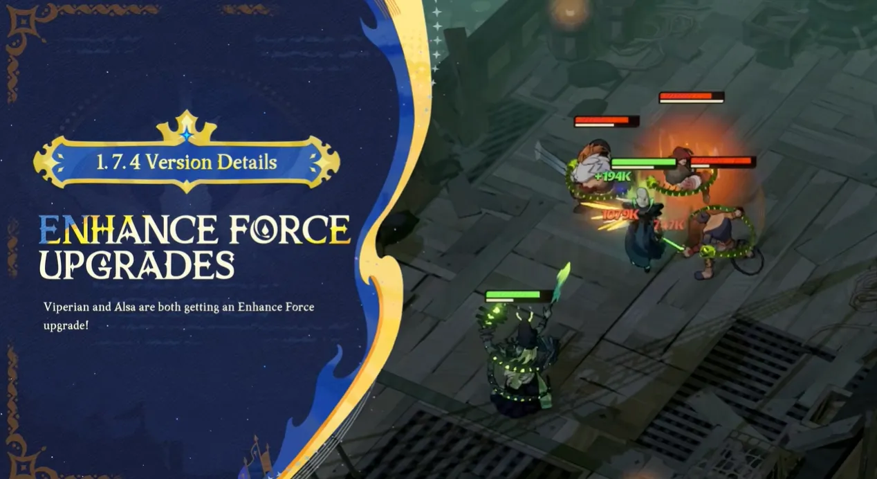 Enhance Force Upgrades