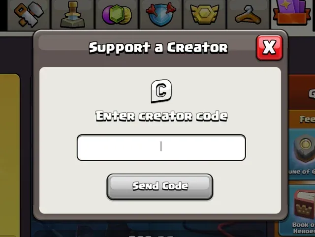 Ввод кодов авторов (Creator Codes)